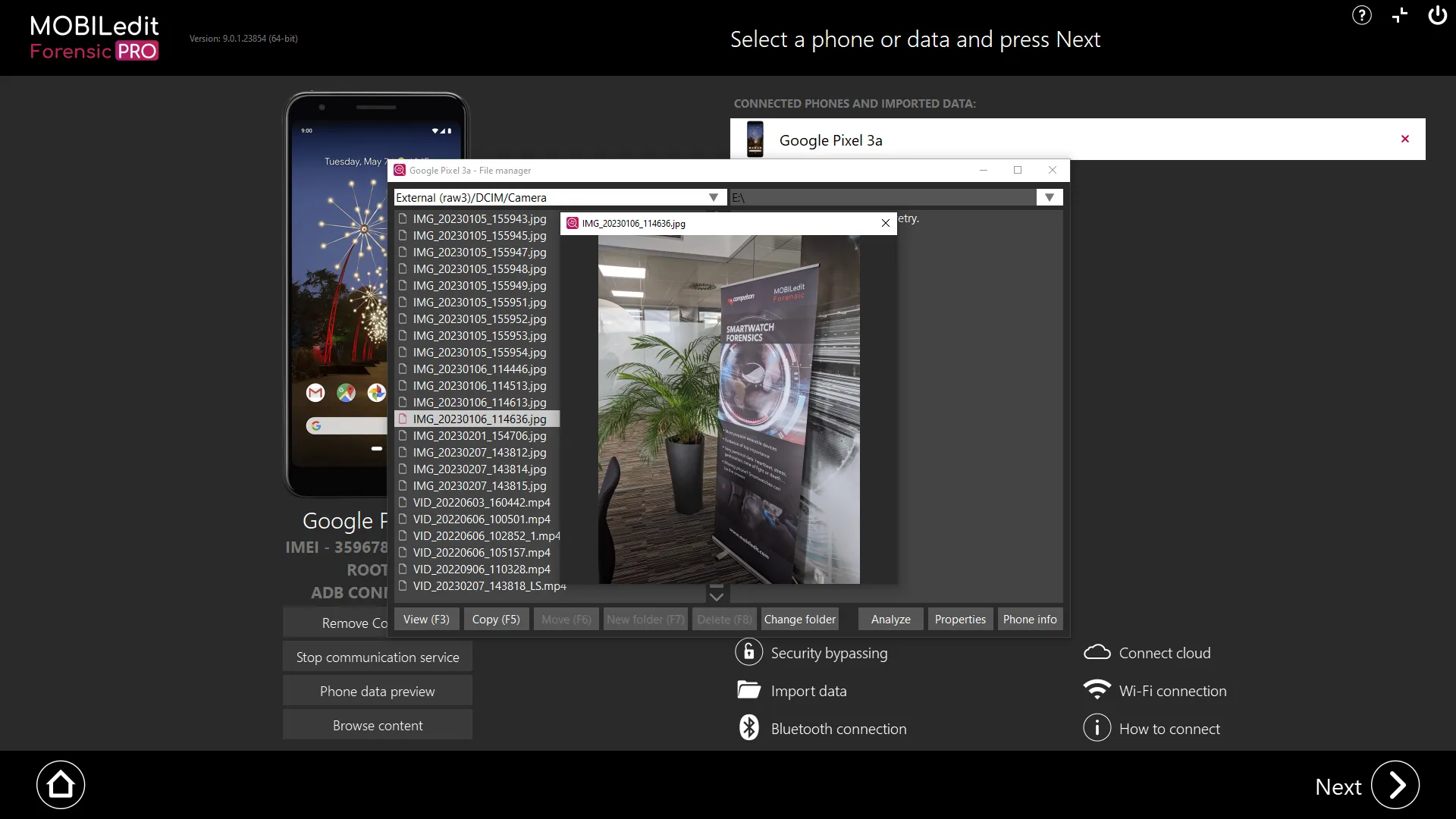 Live view data